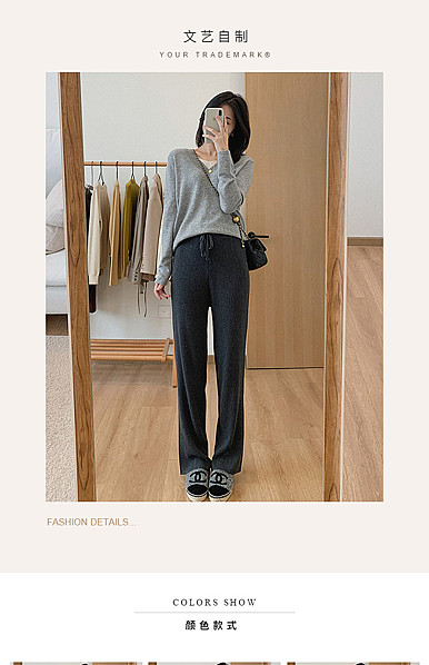  简约素雅文艺风格女装行业详情描述模板