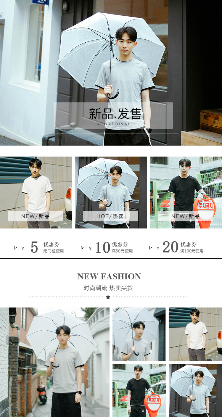  港版风男装详情页头共享模板