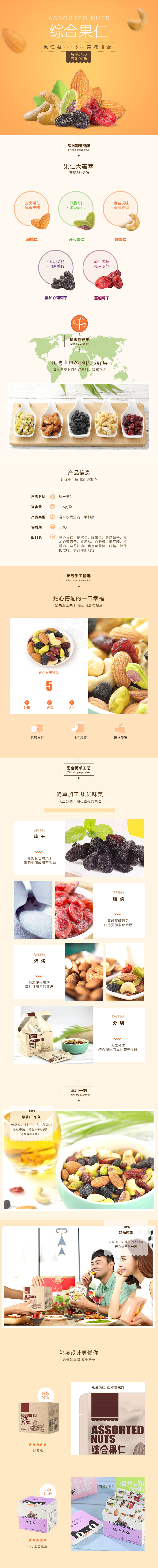  果仁、干果、坚果等食品行业详情描述模板