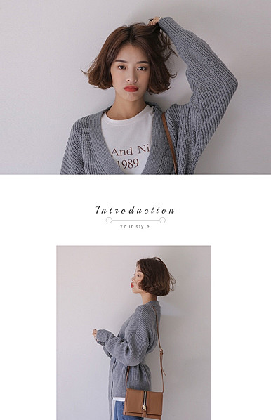  简约时尚风格港版港风女装详情描述模板