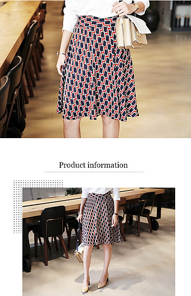  简约时尚黑白风格女装、女鞋、女包等行业详情描述模板